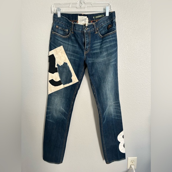 VTG Ralph Lauren Ruby Patchwork Jeans - Picture 2 of 8